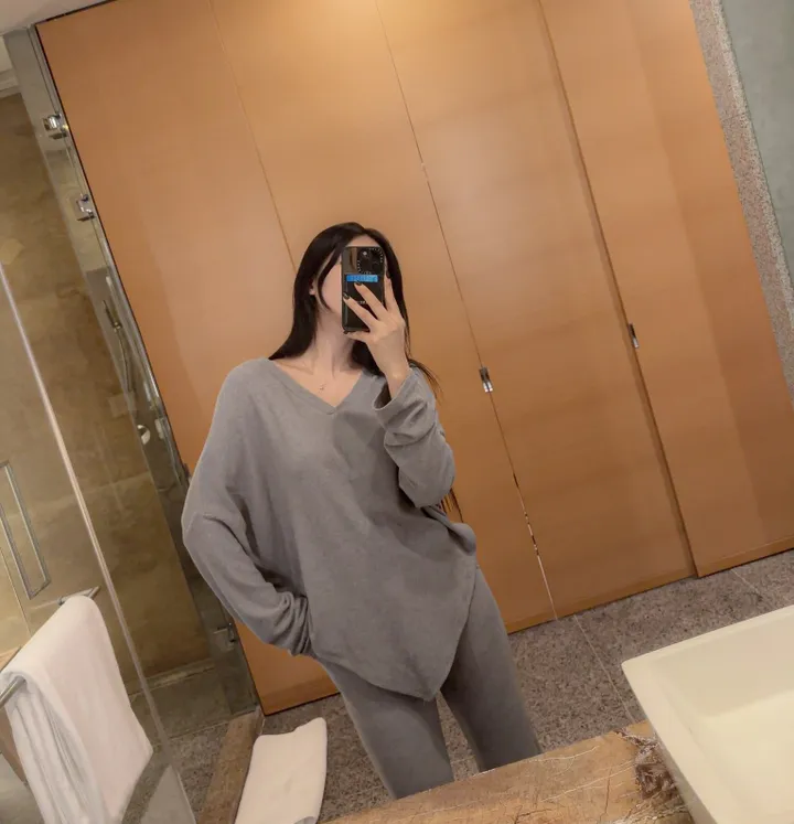 [Made /단품구매가능 /세트3000원할인] 촉촉 촤르르 연유 라떼 트레이닝 세트 여리핏 꾸안꾸 퀄보장 데일리set 핏보장 봄 신상 상세 이미지 109