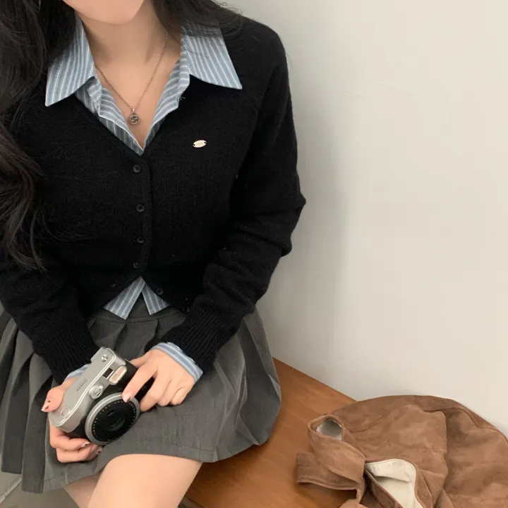 [스탠다드핏/데일리🤎] 리너스 실버 펜던트 나그랑 브이넥 니트가디건 - 6color 상세 이미지 31