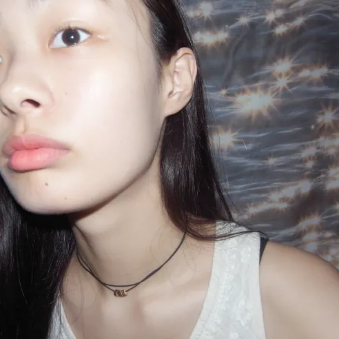 심플 우드 비즈 두 줄 초커 목걸이 상세 이미지 7