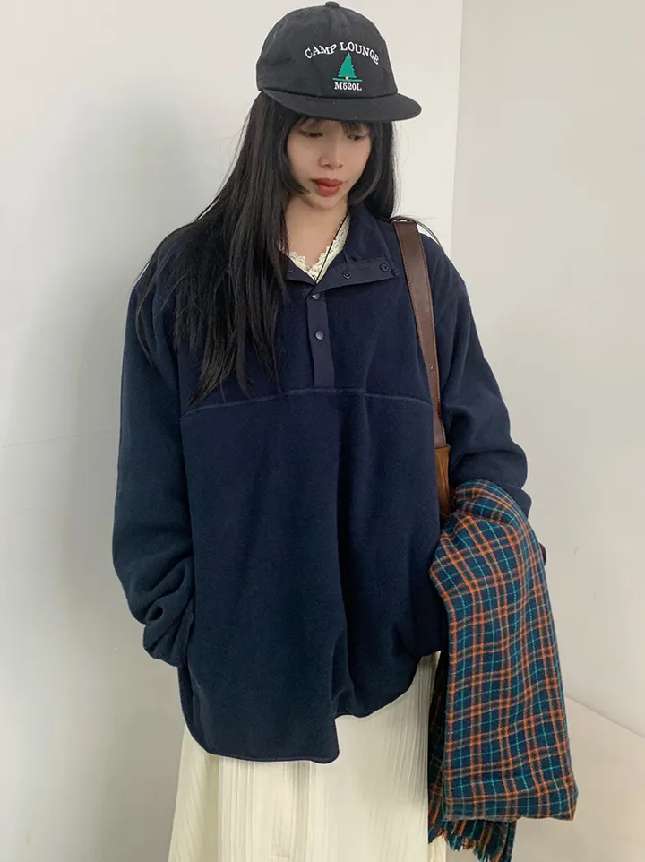 로즐 플리스 아노락 상세 이미지 1