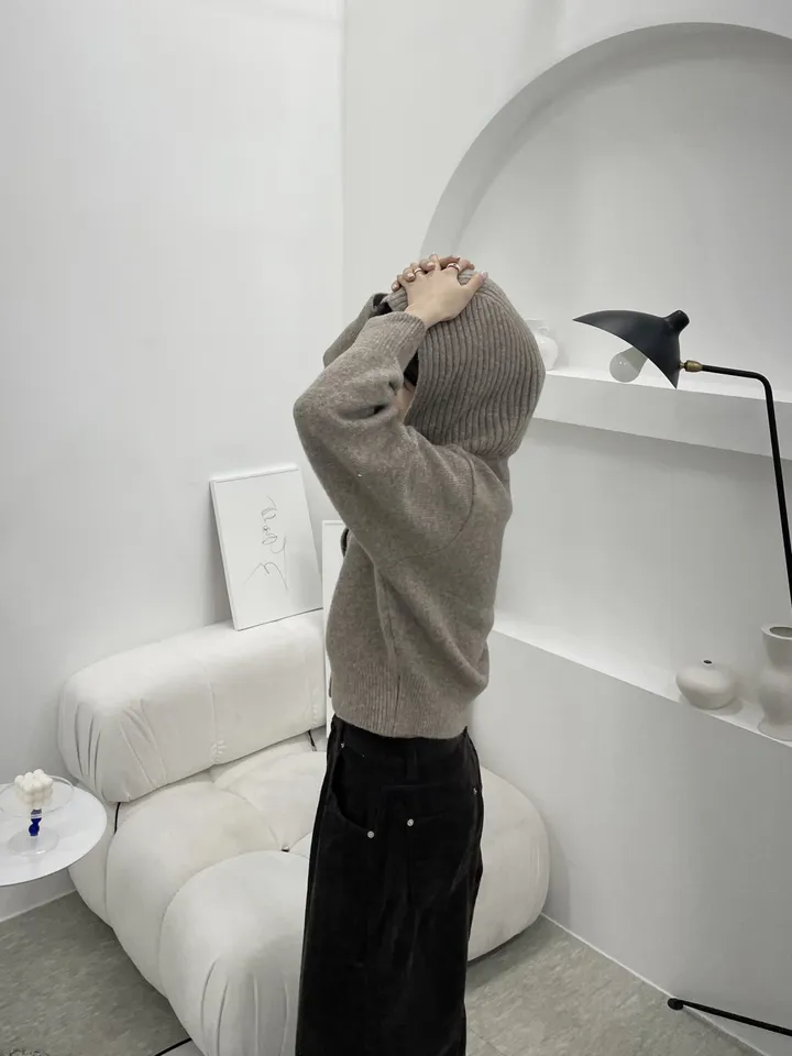 🏆누적3천장🏆[MD PICK!/주문폭주🔥] 데일리 버튼 후드 니트 가디건 상세 이미지 18