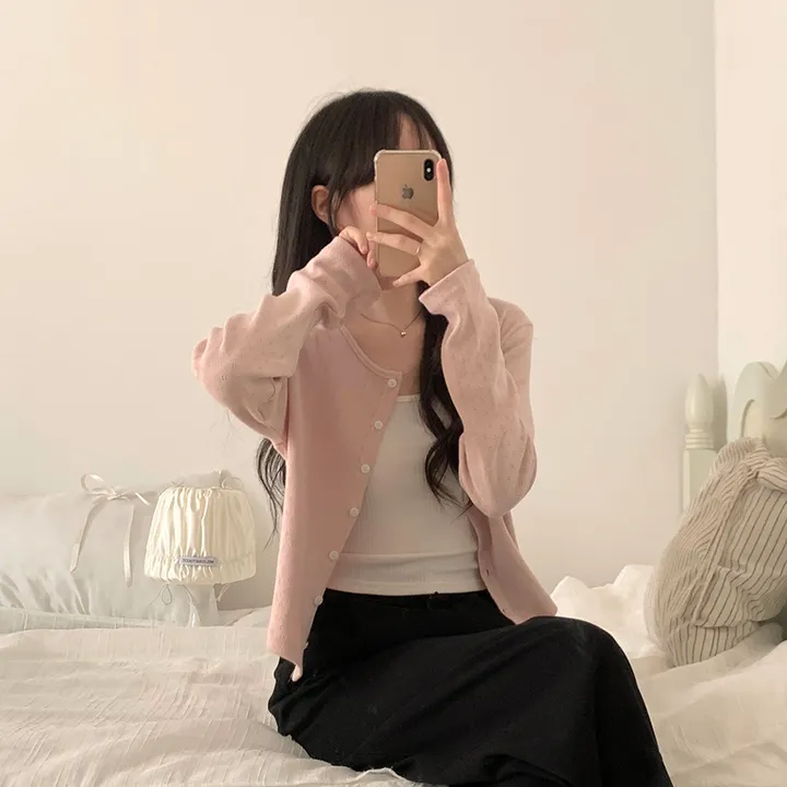 로로 펀칭 가디건 (8color) 상세 이미지 53