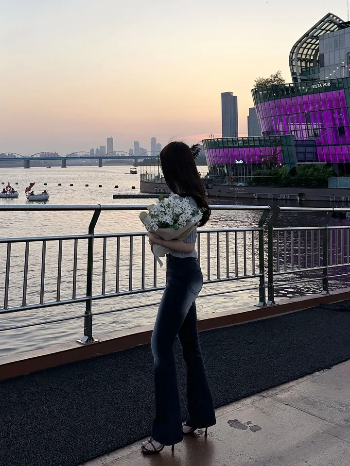[자체제작/허리쏘옥/히든밴딩/기본,롱ver] -3kg 몸매 보정 워싱 롱 부츠컷 데님 청바지 롱팬츠 상세 이미지 95
