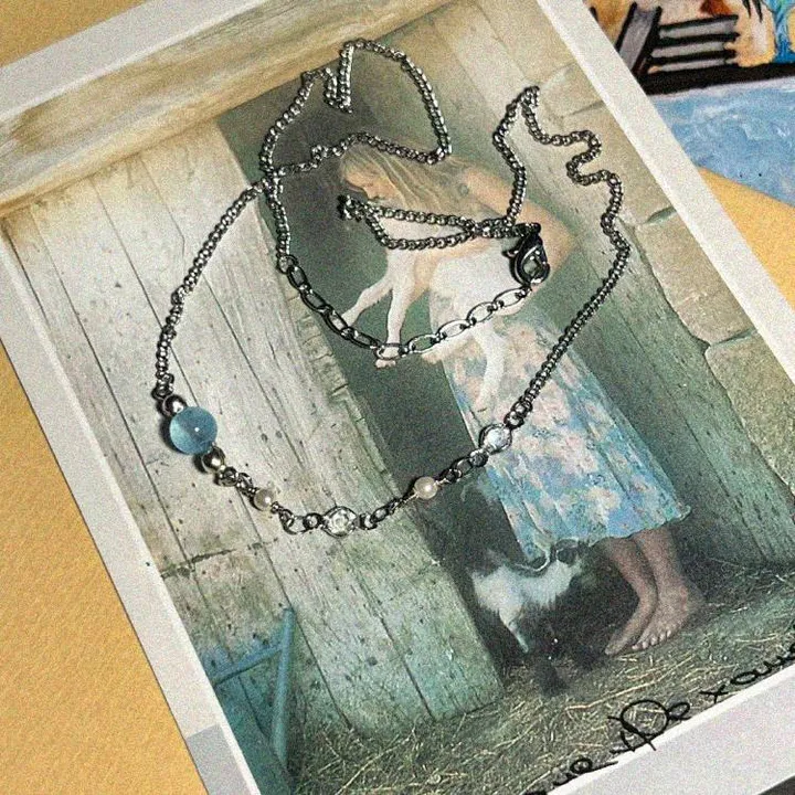 [주문수 1위!] bluebeads pearl necklace 상세 이미지 4