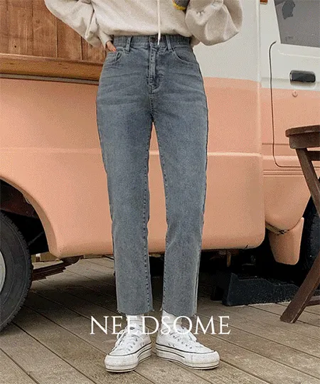 ✨블프앵콜/단독최저가✨[누적15만장👍][MADE/S~2XL] 히든밴딩 슬림 일자핏 그레이시 데님 팬츠 청바지/뉴그레이시히든밴딩데님