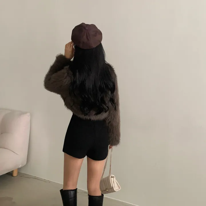 [말라핏/울함유!] 도톰따뜻 모직 숏팬츠,슬랙스 - 3color 상세 이미지 18