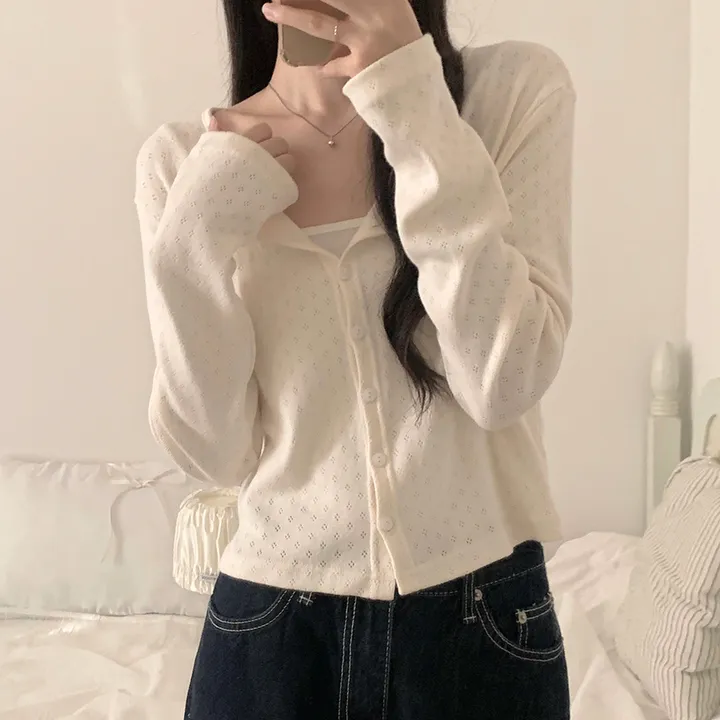 로로 펀칭 가디건 (8color) 상세 이미지 25