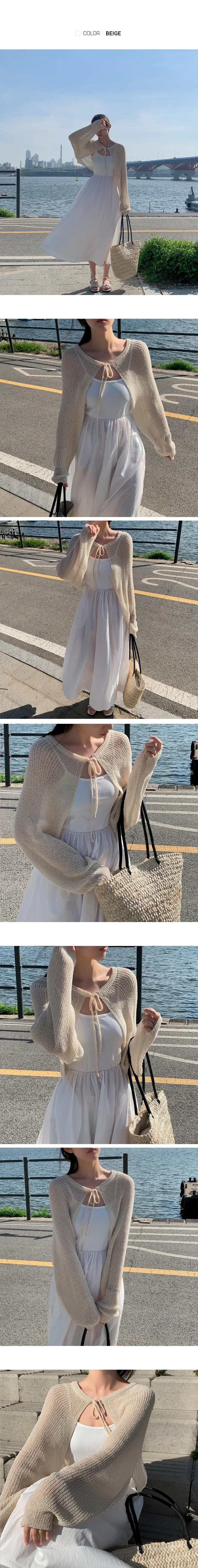 [살안타템🎀여리핏] 하니 부클 볼레로 가디건 7color 상세 이미지 7