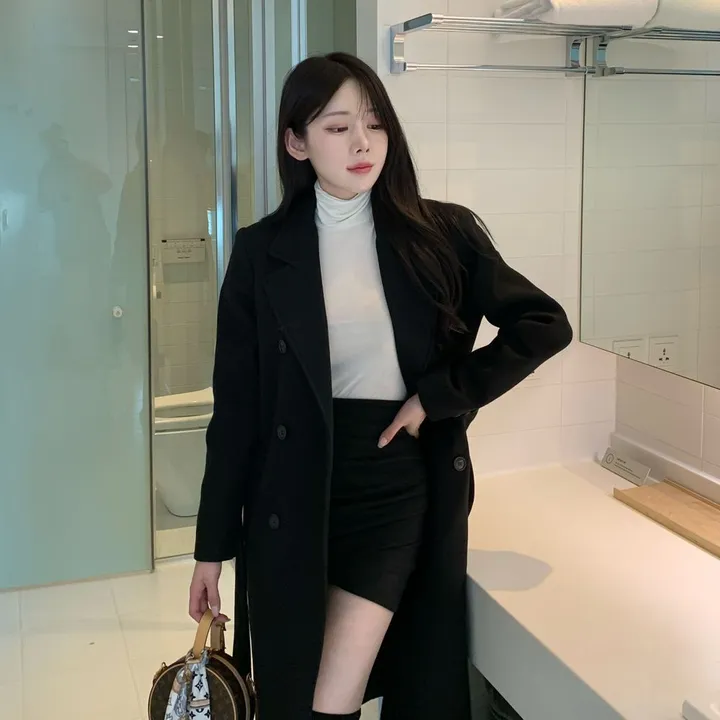 [당일출고🌹] 토토 바바리 롱코트 / 겨울코트 벨트코트 핸드메이드코트 코트 떡볶이코트 싱글코트 더블커트 밍크코트 롱패딩 숏패딩 양털코트 무스탕 겨울자켓 하객룩 아우터 점퍼 트위드자켓 트렌치코트 바바리코트 후드코트 후드롱코트 케이프코트 망토자켓 연말룩 청 상세 이미지 42