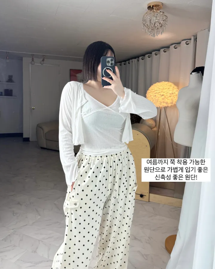 [2사이즈/여름까지쭉⛱️]바비 레이스 나시 가디건 투피스 세트 빅사이즈 상세 이미지 2
