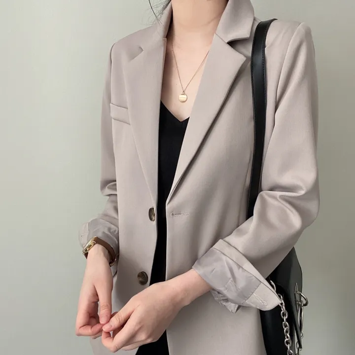 당일발송 (어깨패드없는 네추럴핏) 봄가을 소매트임 고퀄 베이직 자켓 상세 이미지 31