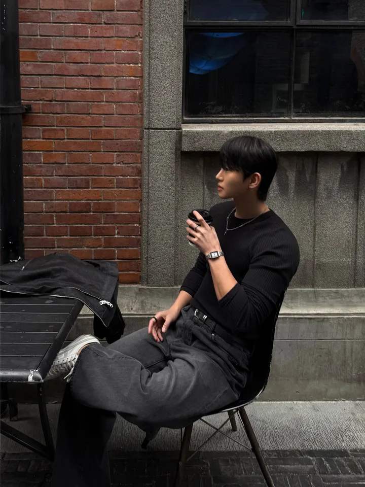 도스 큐빅 크로스 실버 네크리스 상세 이미지 43