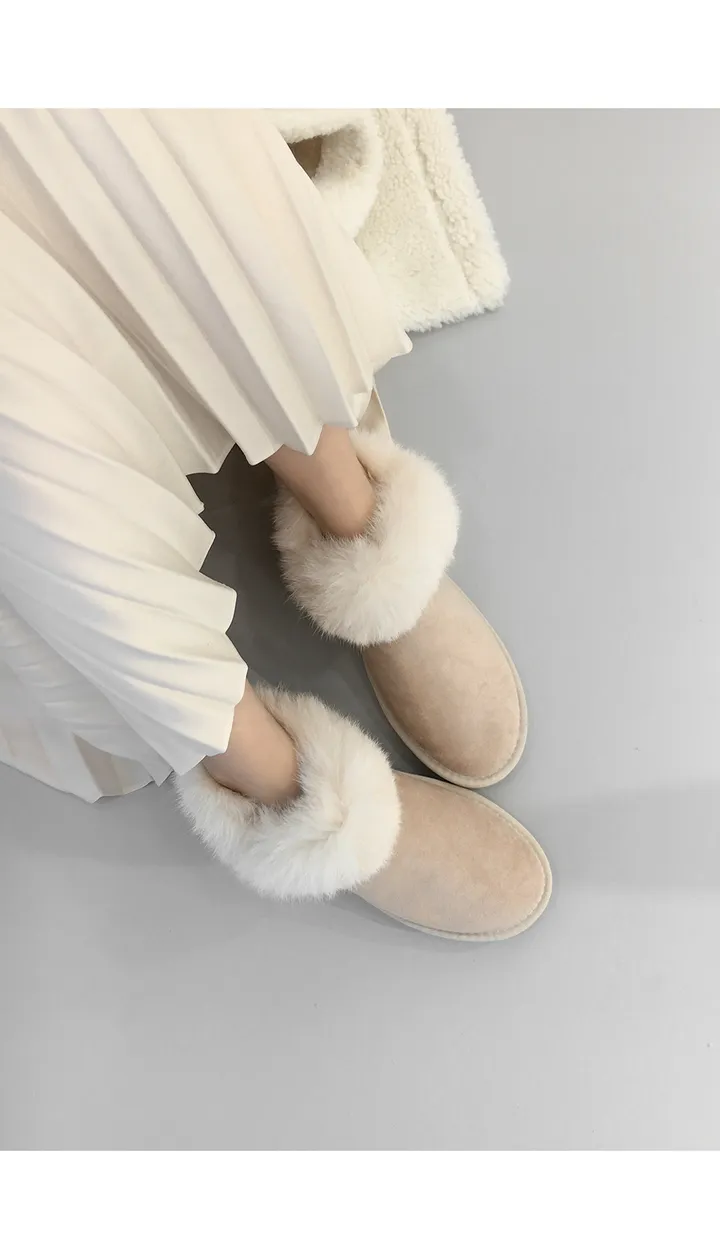 [자체제작/당일발송] 프랑 리얼퍼 숏 앵클 부츠(3cm) 상세 이미지 10