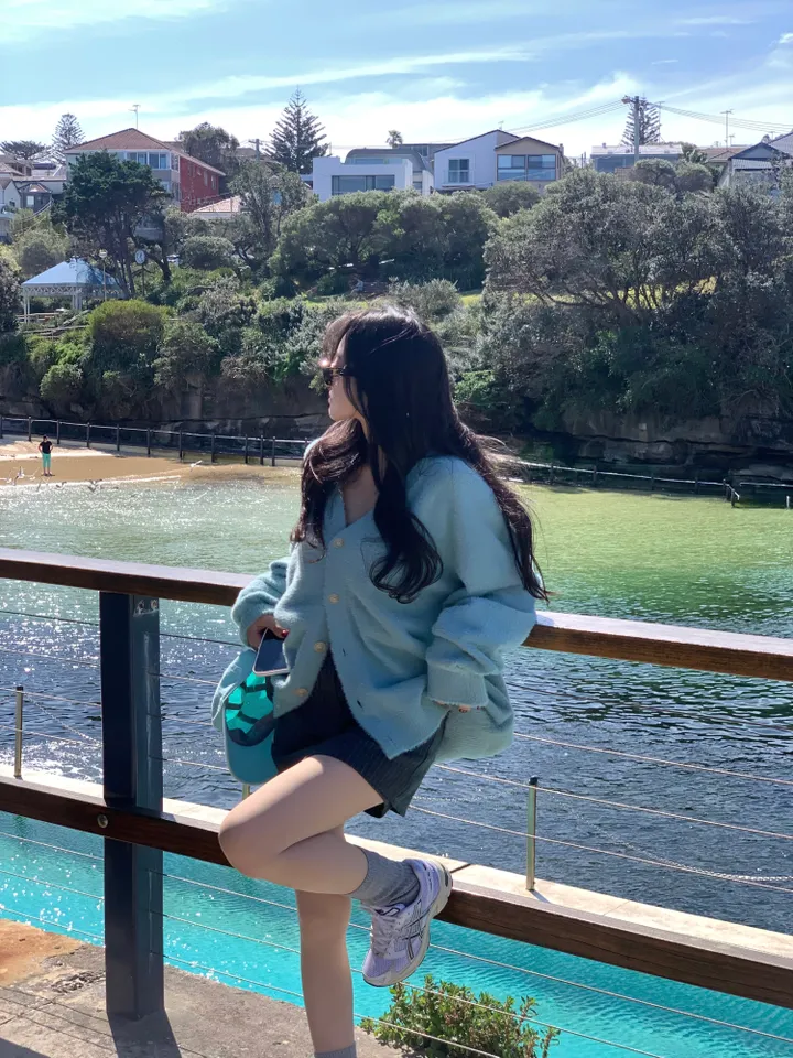 *극세사 이불속 느낌[변형,털빠짐x/색감보장] 유니섹스 앙고라 모헤어 브이넥 루즈핏 니트가디건-12col 상세 이미지 14