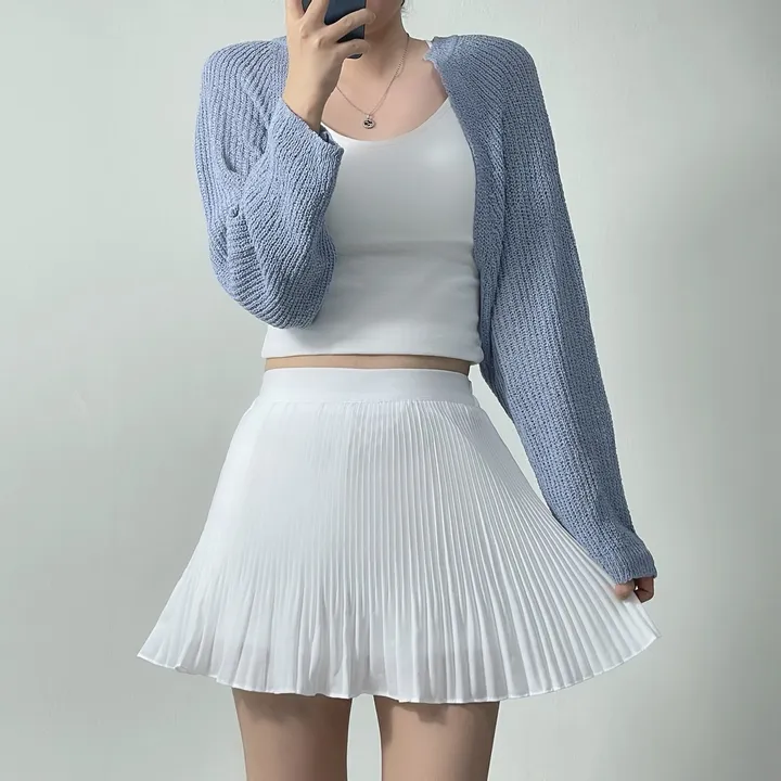 [여리핏/지금부터 쭉~] 엘르 볼레로 가디건 크롭가디건 여름가디건 상세 이미지 2