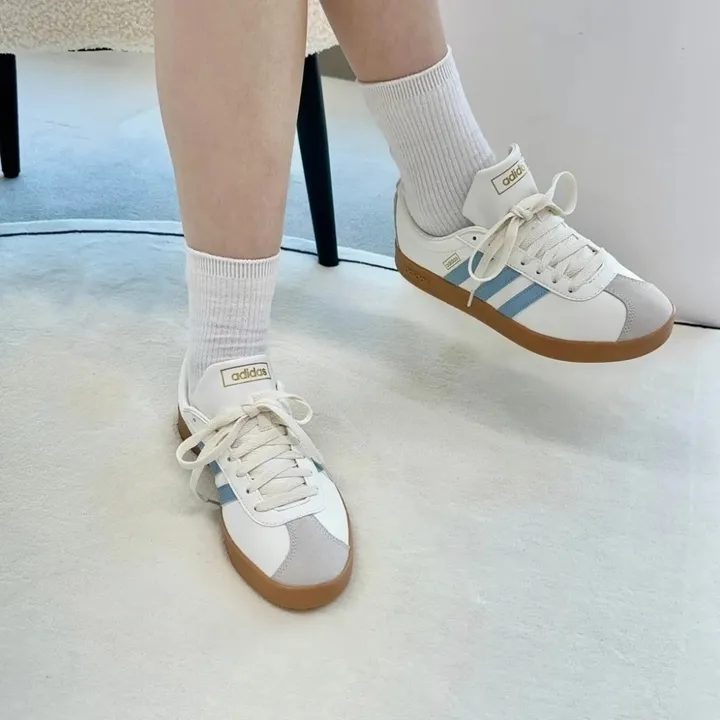 아디다스 네오 VL 코트 클래식 크림 블루 공용 상세 이미지 2