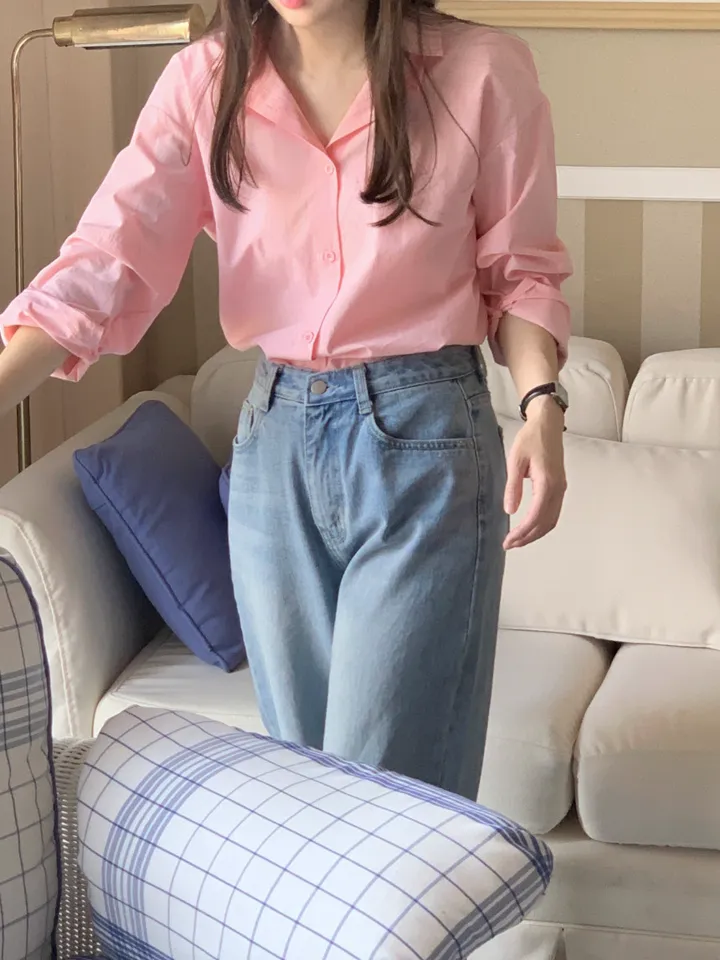 [주문폭주/당일출고] 루즈핏 파스텔 코튼 셔츠 남방 5col 봄셔츠 여름셔츠 가을셔츠 상세 이미지 17