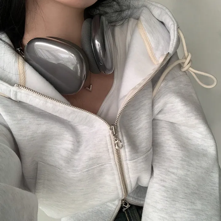 [완전인기✨/백염컬러 당일출고!] 자체제작 크치Made 꿈에 나온 핏, 투웨이 양기모 크롭 후드집업 ver 아우터 자켓 - zipup 상세 이미지 179
