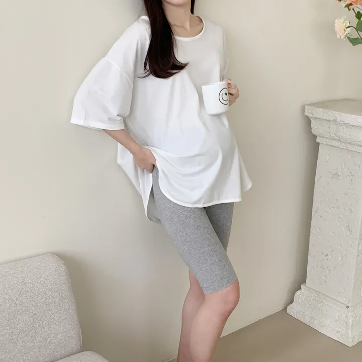 국내제작 5부 임산부레깅스 면 40수 상세 이미지 44
