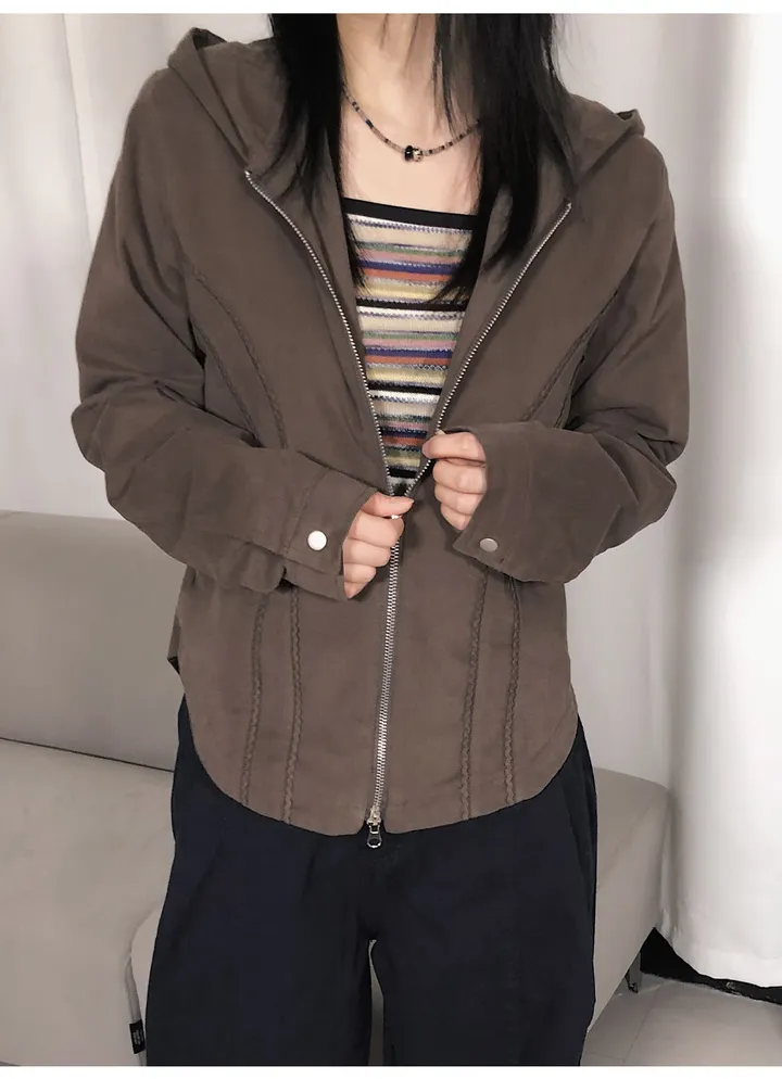 [써지컬] 포인트 빈티지 레이어드 원석 목걸이 상세 이미지 5