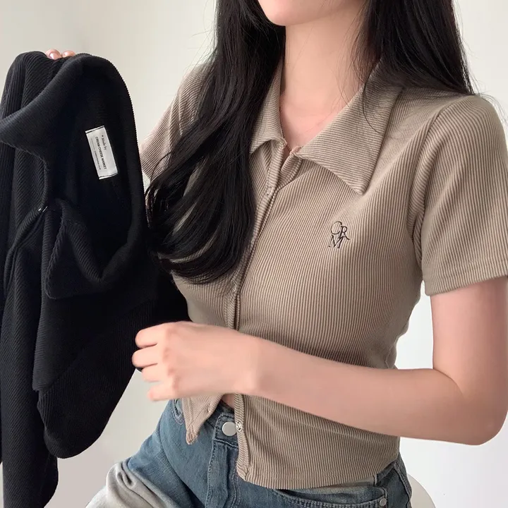 [드디어반팔출시!!/아이보리 당일출고🎉] 자체제작 #크치Made 반팔 ver. 웨하스 슬림핏 카라 골지 반팔 니트 가디건 - cd 상세 이미지 63