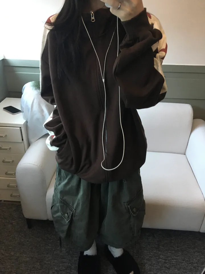 Hosi star printing Hood zip-up 호시 별 프린팅 후드집업 3color 상세 이미지 7
