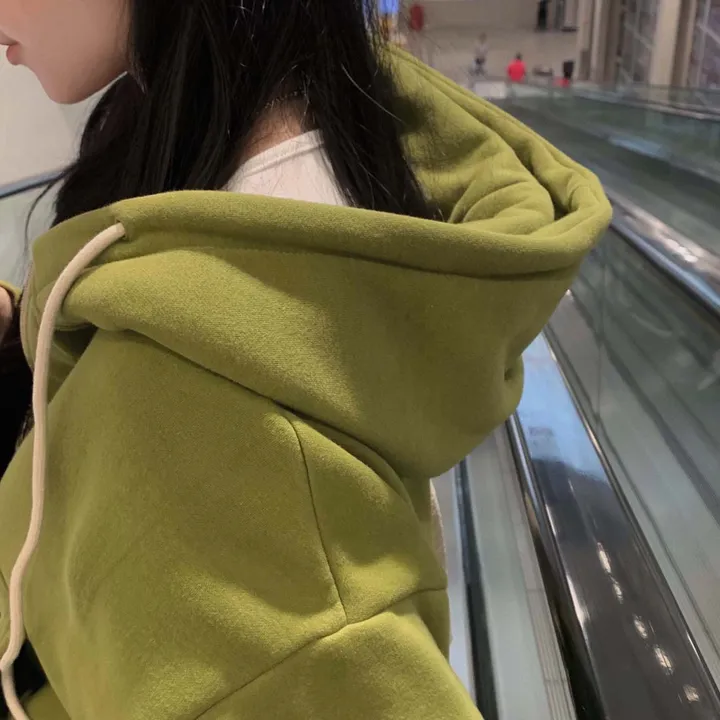 [완전인기✨/백염컬러 당일출고!] 자체제작 크치Made 꿈에 나온 핏, 투웨이 양기모 크롭 후드집업 ver 아우터 자켓 - zipup 상세 이미지 26