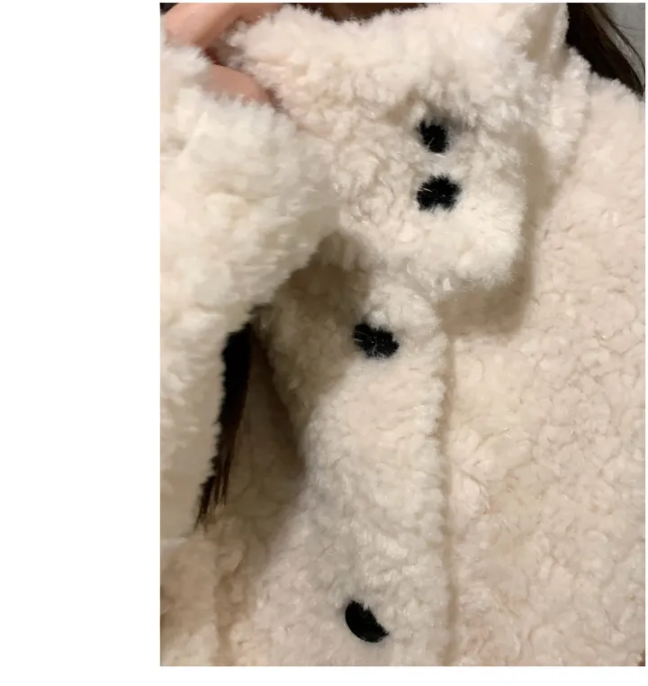 [최저가!/에이블리인기템*.*] 하이넥 터틀 뽀글이 퍼 자켓 겨울자켓 아우터 덤블 숏자켓 숏코트 플리스자켓 상세 이미지 7