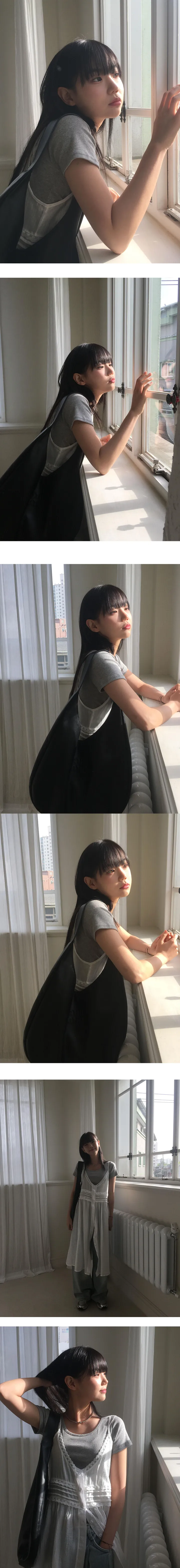 [리얼 데일리/여리슬림핏🖤] 바로 그 티셔츠! 데일리 라운드 반팔 티셔츠-10color 상세 이미지 9