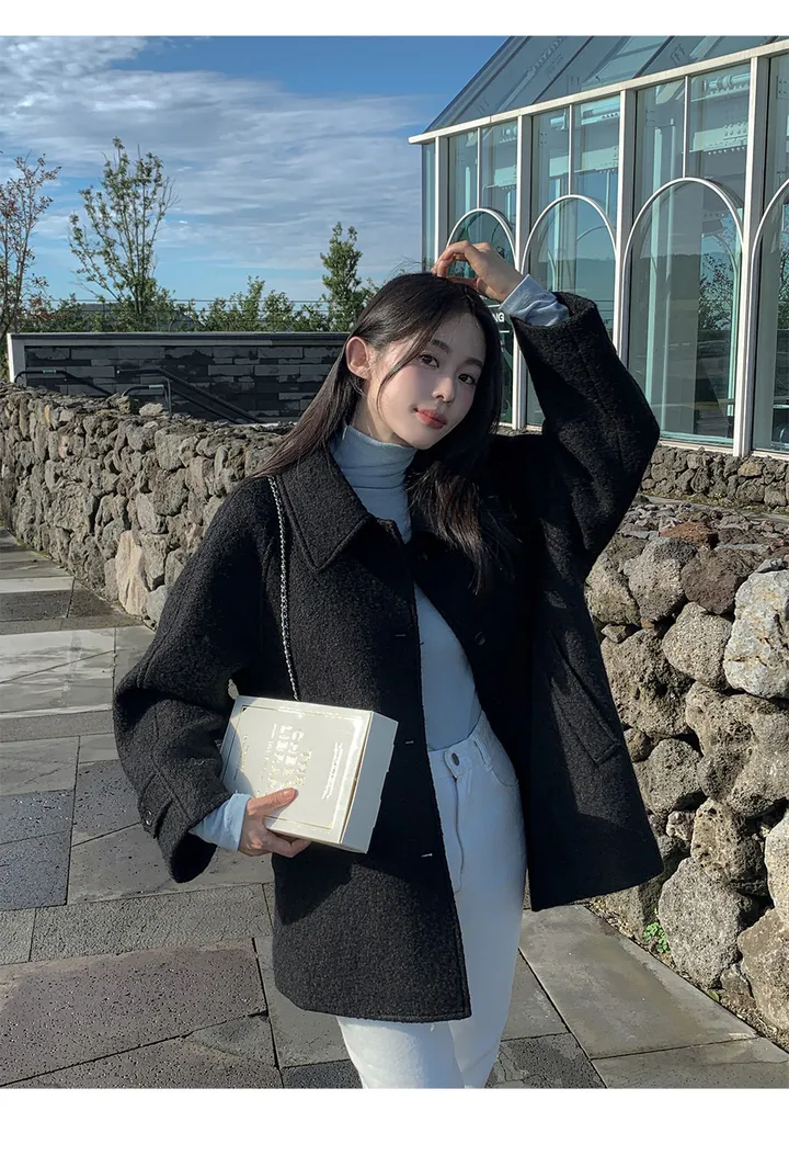 [자체제작/1만장돌파!/S-XL]버던 울 하프 코트 (출근룩/하객룩/데일리룩/겨울아우터/겨울코트) 상세 이미지 94