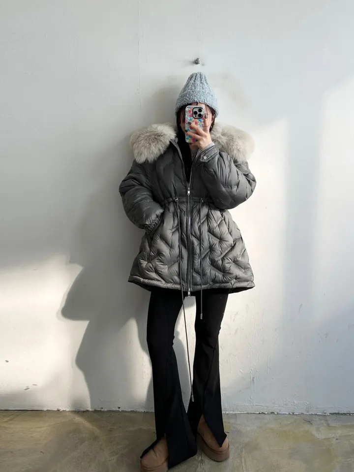 [학다리🔥❤️]기모 로이 부츠컷 트임 레깅스 팬츠 2color 상세 이미지 14