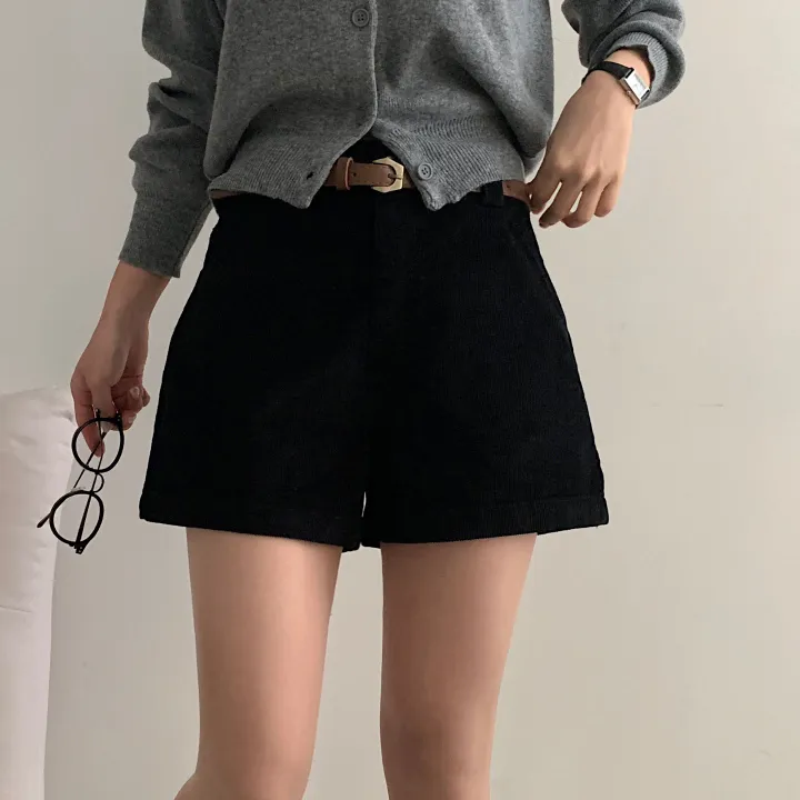 [벨트SET/말라핏!] 스윗 골덴 코듀로이 반바지 숏팬츠 - 3color 상세 이미지 24