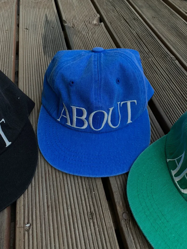 [대두도소두만들어주는핏🧢❤️/최저가💌] 어바웃 레터링 캠프 캡 모자 볼캡 (3color) 상세 이미지 8