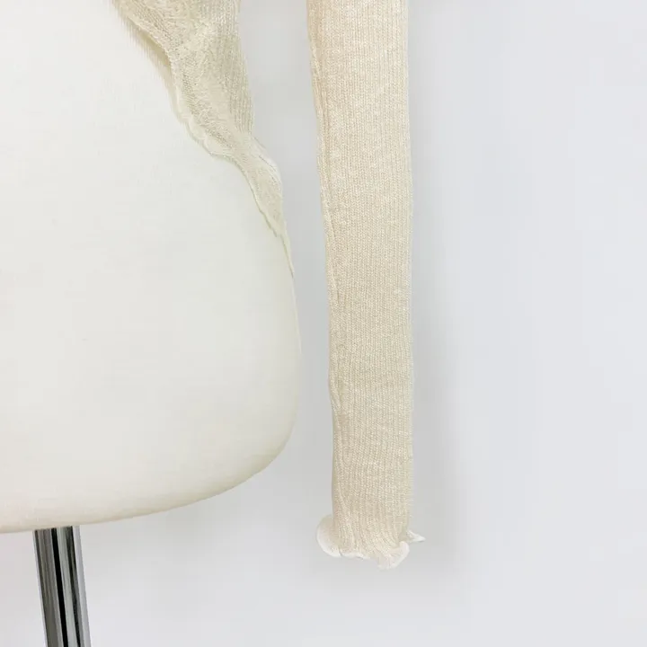 퍼티 썸머 시스루 레이스 크롭 볼레로 가디건 상세 이미지 29
