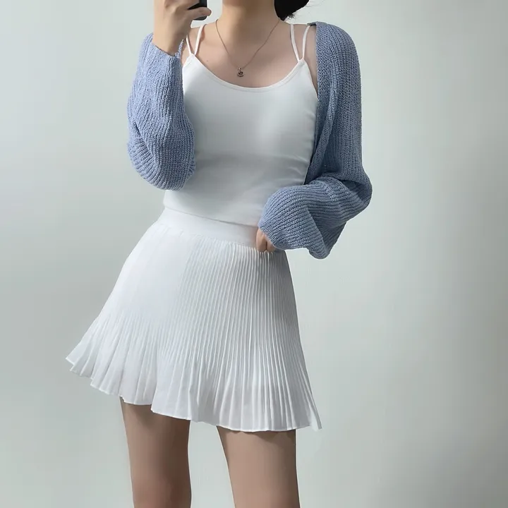 [여리핏/지금부터 쭉~] 엘르 볼레로 가디건 크롭가디건 여름가디건 상세 이미지 9