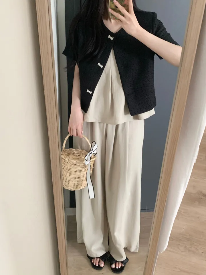 주아 린넨 뷔스티에 팬츠 세트 상세 이미지 18