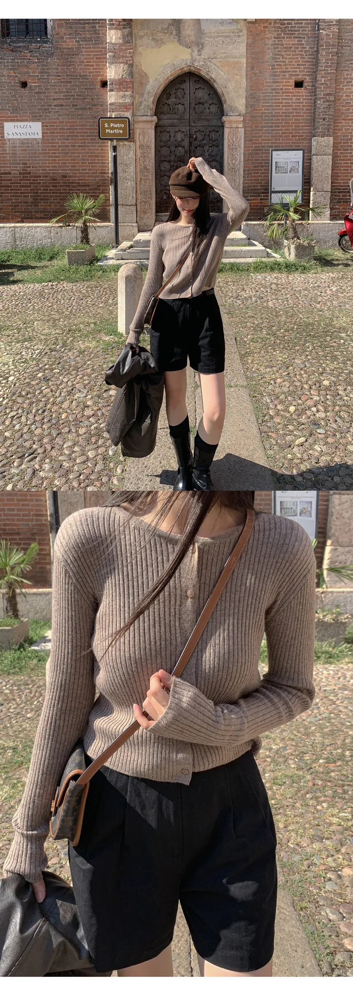[자체제작/오늘출발/1만장돌파!]#봄🌷 바텐 오버핏 하프 레더 자켓 (데일리룩/개강룩/봄아우터/봄자켓/레더자켓/가죽자켓/루즈핏) 상세 이미지 87