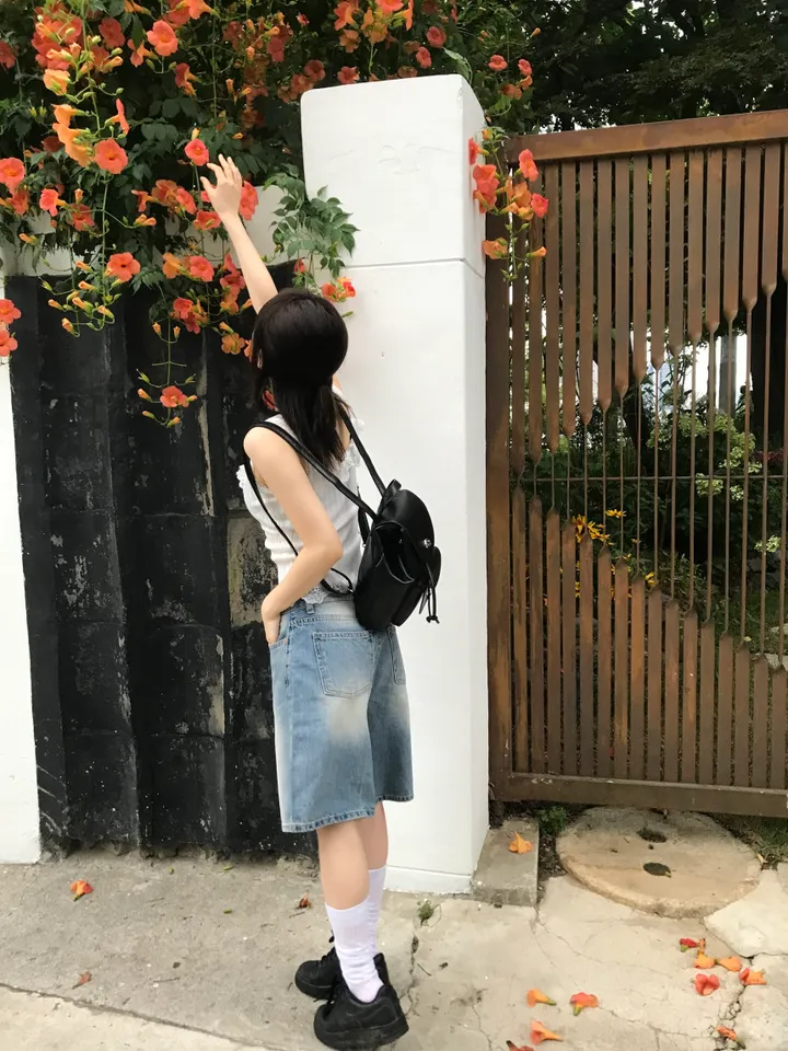 블랙 레더 미니 백팩 상세 이미지 21