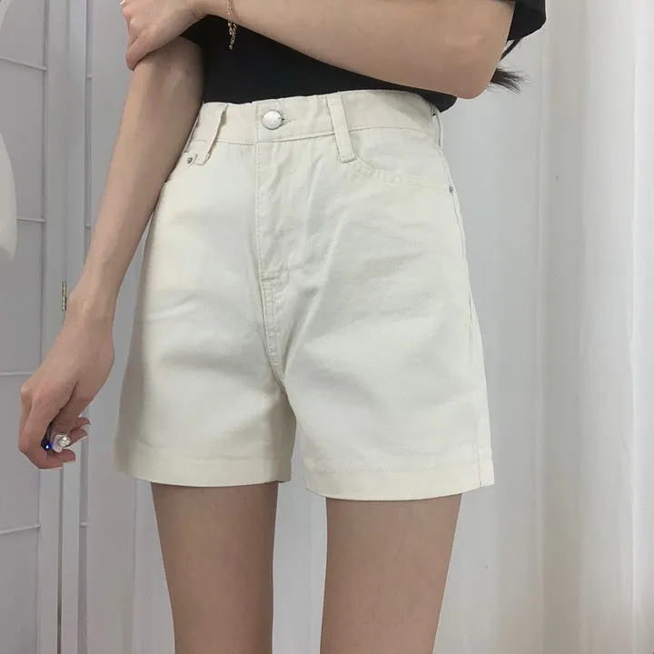 [2Color]베이직 기본 하이웨스트 데일리 면반바지 상세 이미지 8