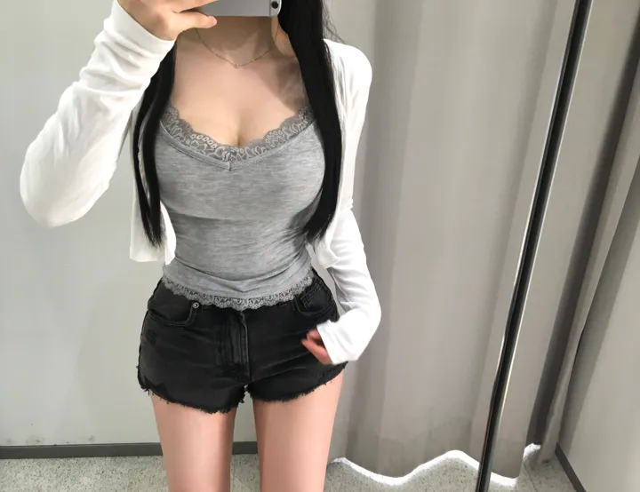 [후기극찬/당일발송] 쿨링 썸머 크롭 여리핏 가디건 상세 이미지 12