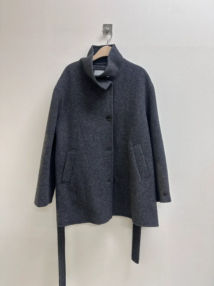 [고퀄리티/소장가치충분]하이넥하프핸드메이드코트(2color) 상세 이미지 20
