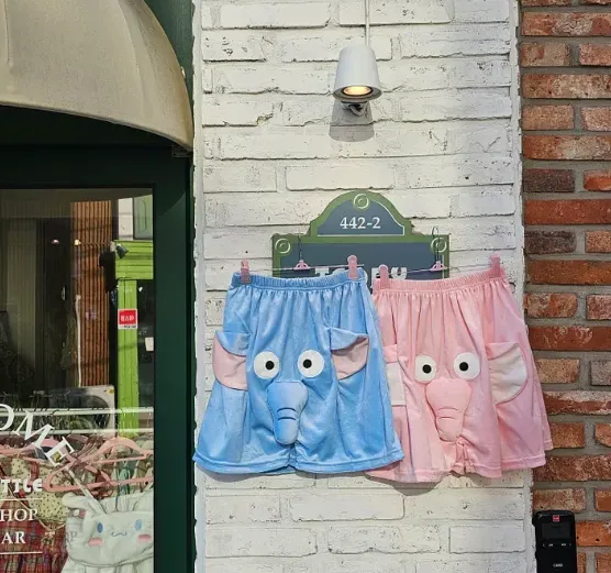 [인기] 함규동 코끼리 코 웃긴 입체 수면 반바지 3종 상세 이미지 9
