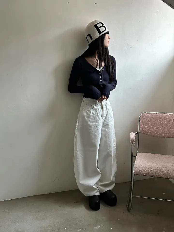 바지 모델 착용 이미지-S1L39