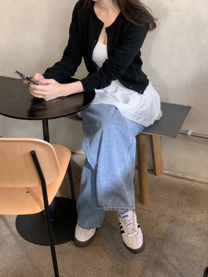 [컬러추가/잘록핏] 유닛 베이직 가디건 상세 이미지 22