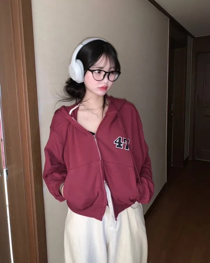 [47레터링] 루즈핏! 투웨이 후드집업 -3col 상세 이미지 7