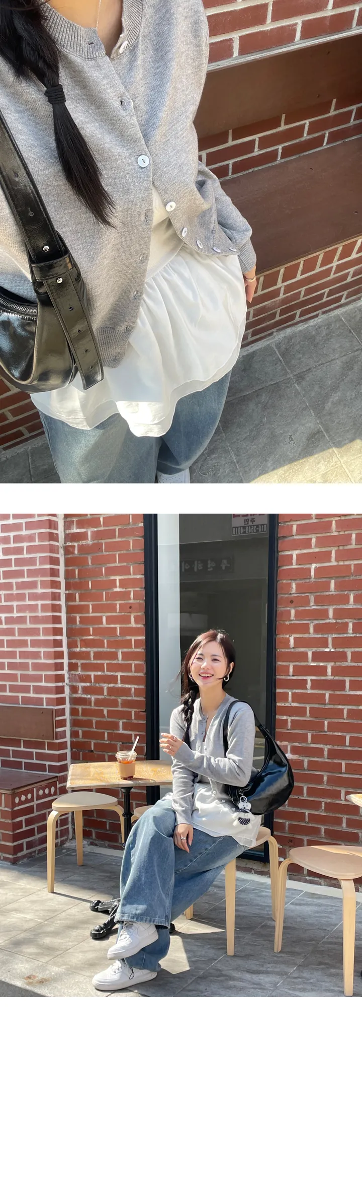 [커플룩/ 기획상품 봄신상🎀] 베이직 버튼 커플 가디건 (10col) 상세 이미지 32