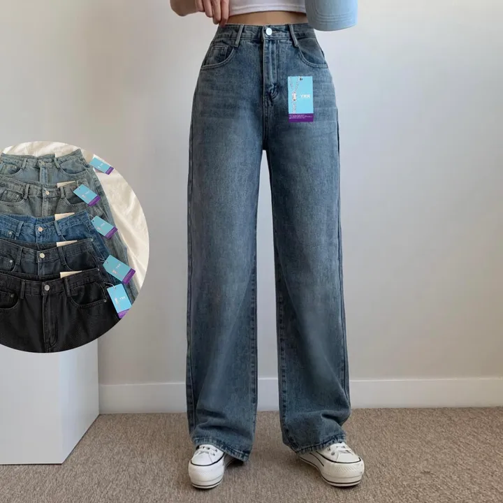 ~2XL [기장선택/인생데님!] 프리미엄 워싱 빈티지 롱 와이드 데님 팬츠 키작녀 키큰녀 기장선택 봄 가을 사계절 상세 이미지 6