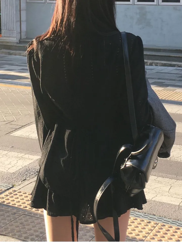 [봄신상🌼/세트상품] 투피스 펀칭 라운드 카라 세트 상세 이미지 23