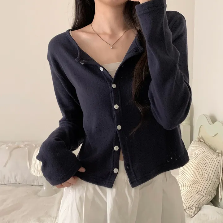 로로 펀칭 가디건 (8color) 상세 이미지 153