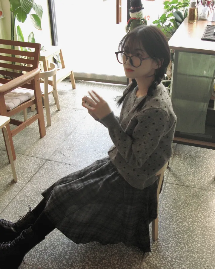 [모델소장/봄신상🖤] about dot knit cd 상세 이미지 15
